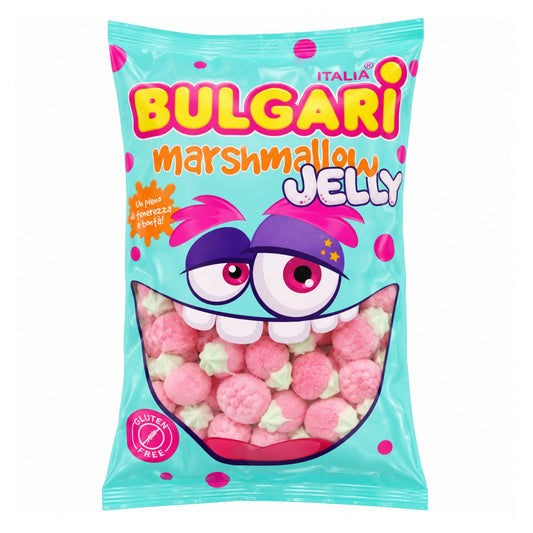 Bulgari Jelly Filled Raspberry Marshmallows 1kg