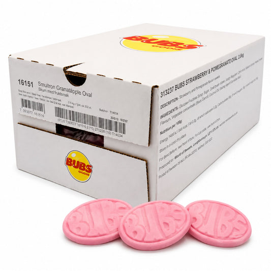 BUBS Wild Strawberry & Pomegranate Ovals 2.8kg