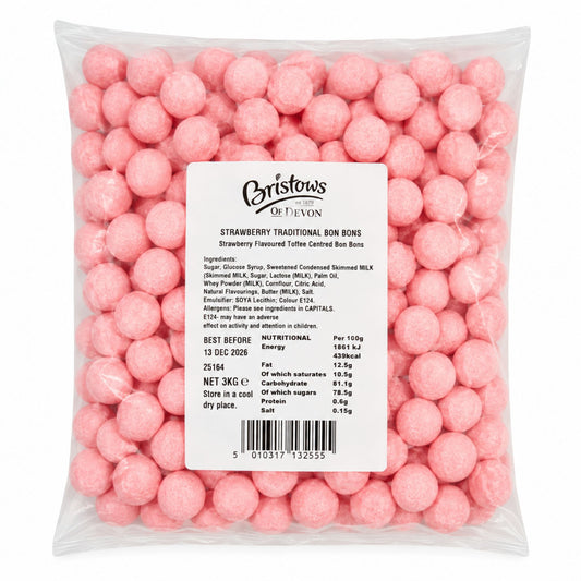 Bristows Traditional Strawberry Bonbons 3kg