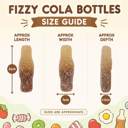 Sweetzone Mini Fizzy Cola Bottles 1kg Bag