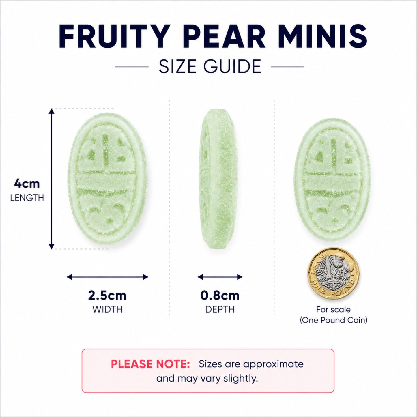 BUBS Fruity Pear Minis 1kg