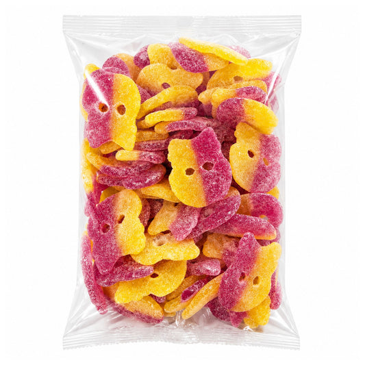 BUBS Giant Fizzy Raspberry and Lemon Skulls 1kg