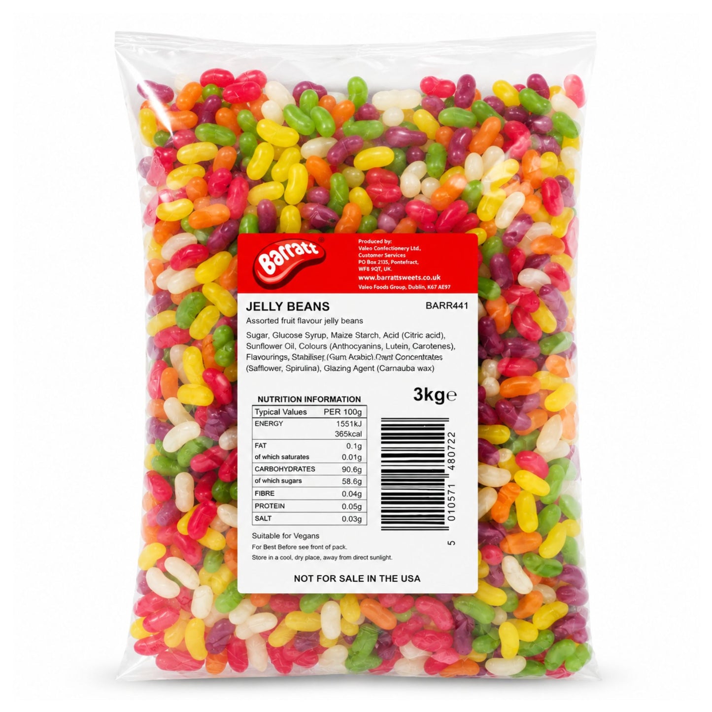 Barratt Jelly Beans 3kg