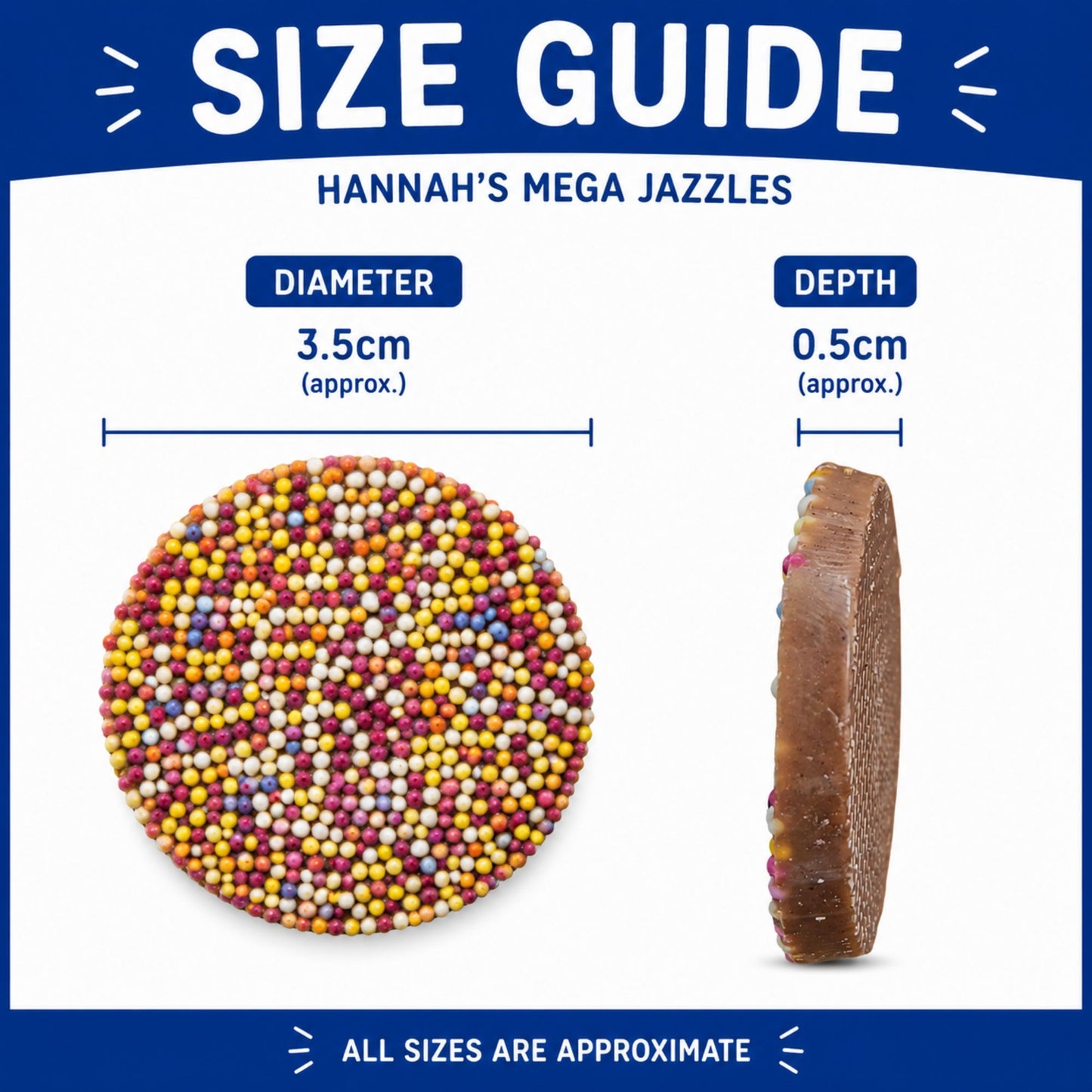 Hannahs Mega Jazzies 600g Tub