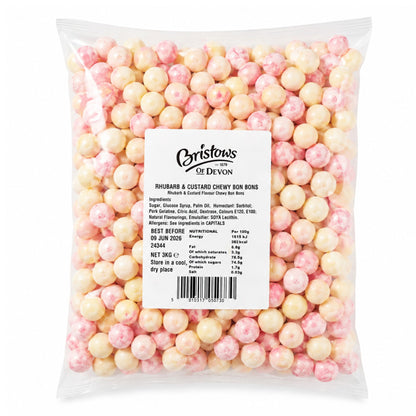 Bristows Rhubarb & Custard Chewy Bonbons 3kg