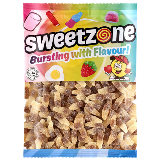 Sweetzone Mini Fizzy Cola Bottles 1kg Bag – Halal Pick & Mix Sweets