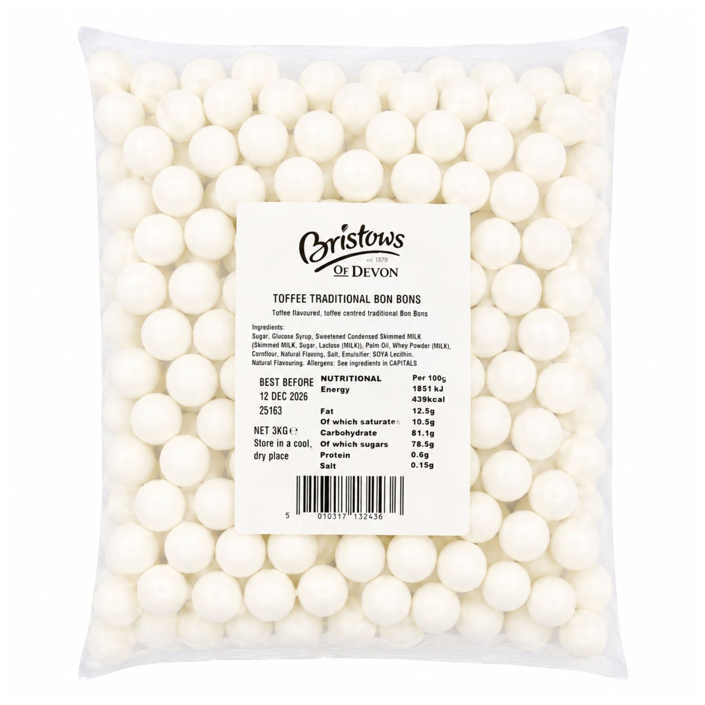 Bristows Traditional Toffee Bonbons 3kg