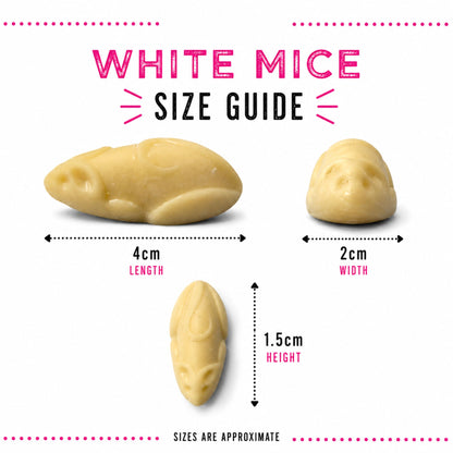 Hannahs White Mice 600g Tub