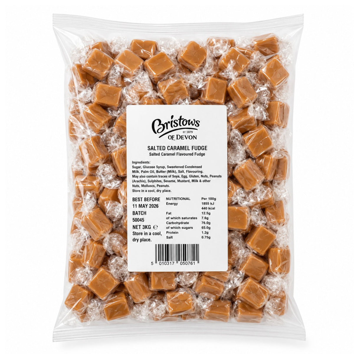 Bristows Salted Caramel Fudge 3kg