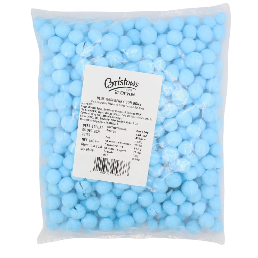 Bristow's Traditional Blue Raspberry Bonbons  - 3kg